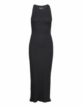 Long Midi Rib Dress Han Kjøbenhavn Black
