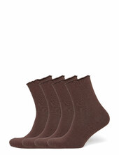 Rhatlanta Socks - 4-pack Rosemunde Brown