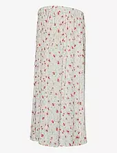 Mlora Wo Midi Skirt Hw Mamalicious White