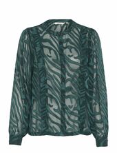 Cryana Shirt Cream Green