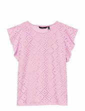Vmtassa Sl Frill Top Noos Vero Moda Pink