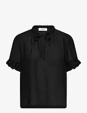 Rwroa Ss Regular Blouse Rosemunde Black