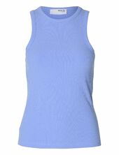 Slfanna O-neck Tank Top Noos Selected Blue