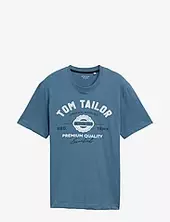 Logo Tee Tom Tailor Blue