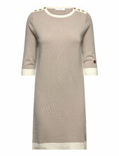 Nour Contrast Dress Busnel Beige