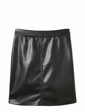 Skirt Fake Leather Tom Tailor Black