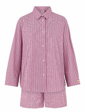 Stripel Shirt+shorts Becksöndergaard Pink