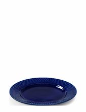 Rhombe Color Lunch Plate Lyngby Porcelæn Blue