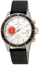 Just Cavalli Herreur Jc1g215l0035 Classic Læder Ø42 Mm