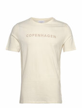 Copenhagen Print Tee S/s Lindbergh Cream