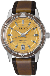 Seiko Herreur Srpl75j1 Presage Gul/læder Ø34 Mm