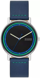 Skagen Herreur Skw6901 Signatur Sort/læder Ø40 Mm