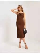 Samsøe Samsøe Fredericka Long Dress 146 Satinkjoler Mustang