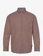 Structured Shirt Tom Tailor Brown