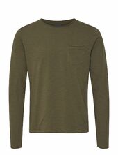 Bhnicolai Tee L.s. Blend Khaki