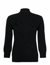 Mersin Roll Neck Knit Minus Black