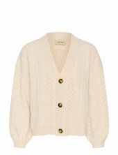 Crholiday Knit Cardigan Cream Cream