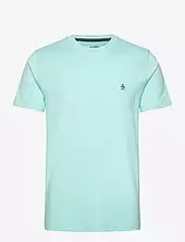 S/s Embroidered Logo Original Penguin Blue