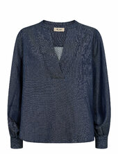 Mmyen Denim Blouse Mos Mosh Blue