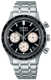 Seiko Herreur Ssb479p1 Sport Sort/stål Ø38.7 Mm