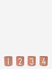 Mini Cups Nude Design Letters Pink
