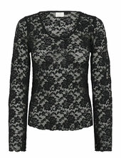 Kamerlan Lace Tshirt Kaffe Black