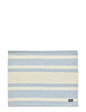 Botanical Checked Org Cotton Kitchen Towel Lexington Home Blue