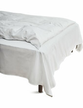 Percale Fladt Lagen 240x260 Cm Hvid Juna White