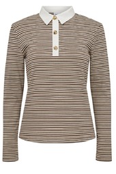 Nümph - Bluse - Semma Ls Polo - Black Coffee