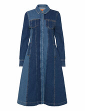 Long Sleeve Denim Dress, 2301 Denim Stine Goya Blue