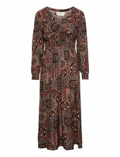 Crbilba Dress - Zally Fit Cream Brown