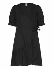 Yasflaxy Ss Wrap Dress Noos Yas Black