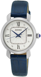 Seiko Dameur Sur497p2 Classic Hvid/læder Ø29 Mm