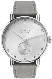 Nomos Glashütte Dameur N-1122.sb Metro Sølvfarvet/tekstil Ø33 Mm