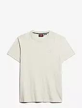 Essential Logo Emb Tee Superdry Cream