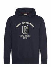 Graphic Sweat Hoodie Gant Navy