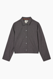 Melange Selena Jacket - Dark Grey Melange - Mads Nørgaard - Grå Xs