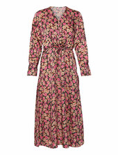 Victory V-neck Dress Second Female Pink