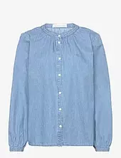 Pd-luna Denim Shirt Pieszak Blue