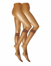 Decoy Kneehigh Silklook 2pk 20 Decoy Beige