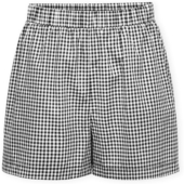 Shorts Only Maye Check Shorts - Black/white
