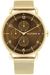 Tommy Hilfiger Dameur 1782663 Lily Brun/gul Guldtonet Stål Ø40 Mm