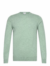 Man O-neck Plain Davida Cashmere Green