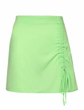 Onlnova Lux May Ruching Skirt Solid Ptm Only Green