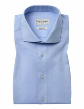 Bs Betts Slim Fit Shirt Bruun & Stengade Blue