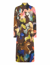 Long Sleeve Midi Dress, 2263 Dry Vi Stine Goya Patterned