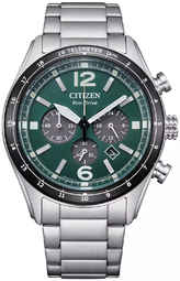Citizen Herreur Ca4654-55x Chrono Grøn/stål Ø43 Mm