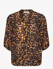 Slgunvy Amily Blouse 3/4 Soaked In Luxury Brown