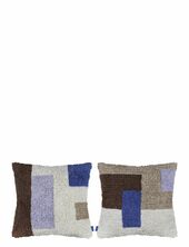 Brick Tufted Cushion Cover Mette Ditmer Brown