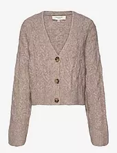 Cable Knit Cardigan Rosemunde Beige